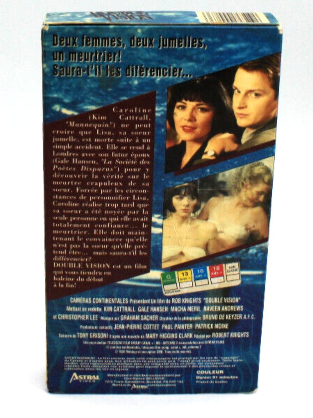 Double Vision (VHS)(French) Tested - Picture 4 of 4